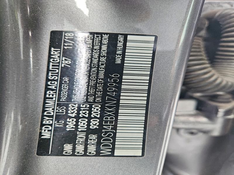 2019 MERCEDES-BENZ CLA 250 12