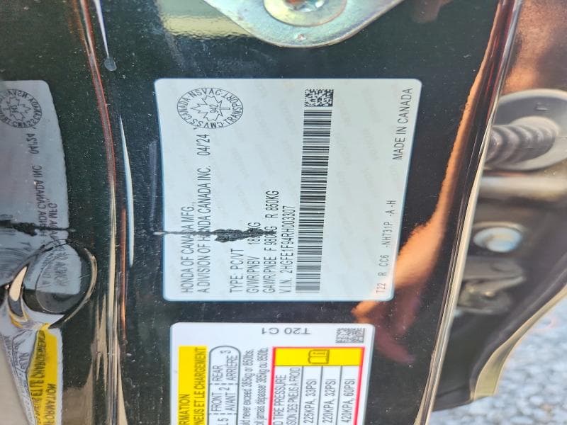 2024 HONDA CIVIC TOURING 12