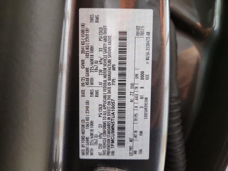 2026 FORD ESCAPE ST LINE 13