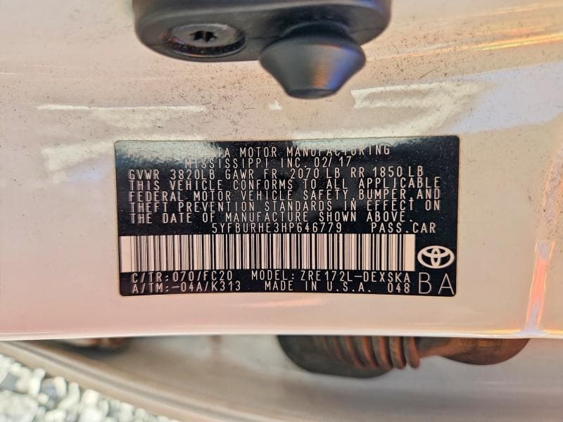 2017 TOYOTA COROLLA 50TH ANNIVERSARY SPECIAL EDITION 12