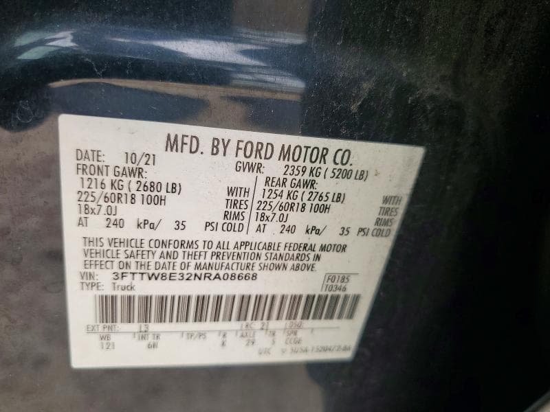 2022 FORD MAVERICK XL 13