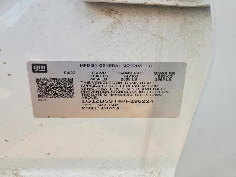 2023 CHEVROLET MALIBU LS 12