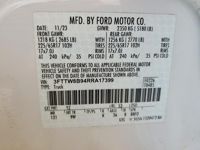2024 FORD MAVERICK XL 12