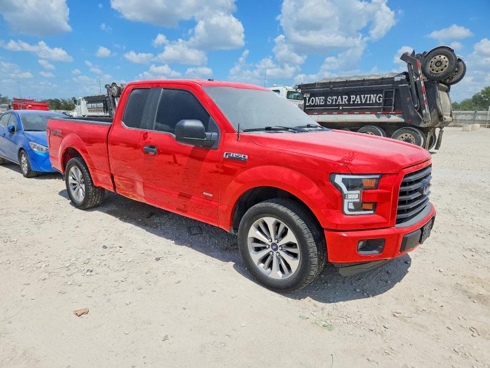 2017 FORD F150 SUPER CAB 4