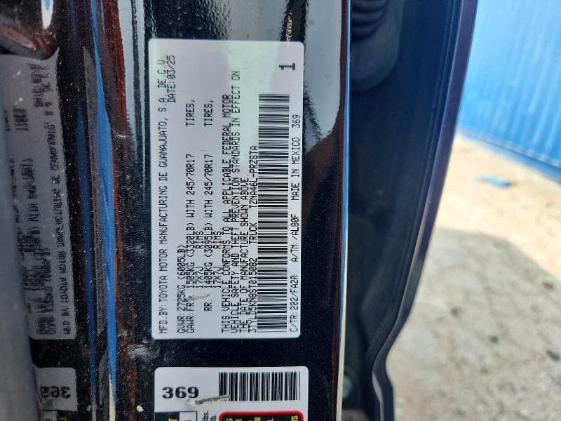 2025 TOYOTA TACOMA SR 12