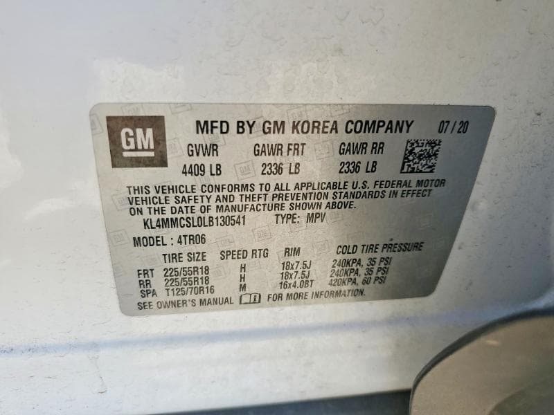2020 BUICK ENCORE GX PREFERRED 12
