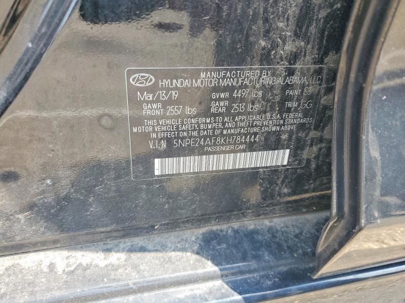 2019 HYUNDAI SONATA SE 12