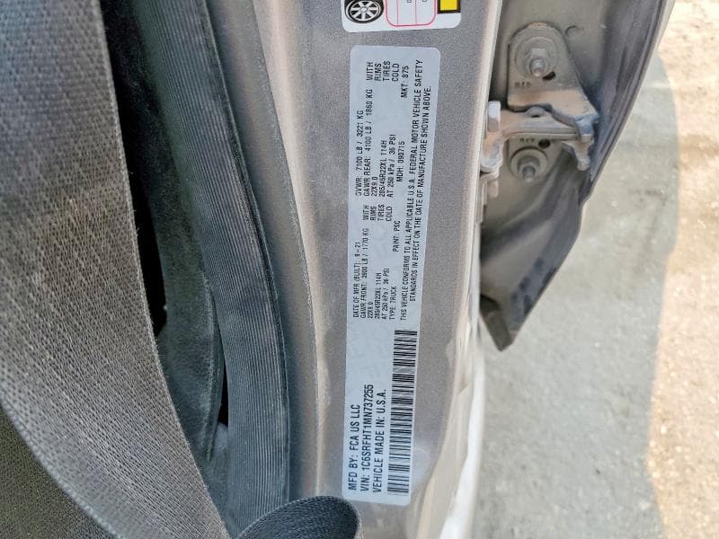 2021 RAM 1500 LIMITED 12