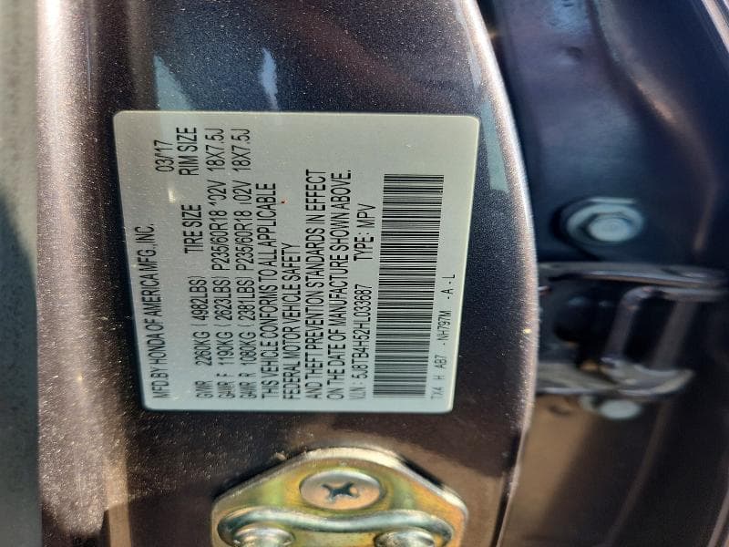 2017 ACURA RDX TECHNOLOGY 12