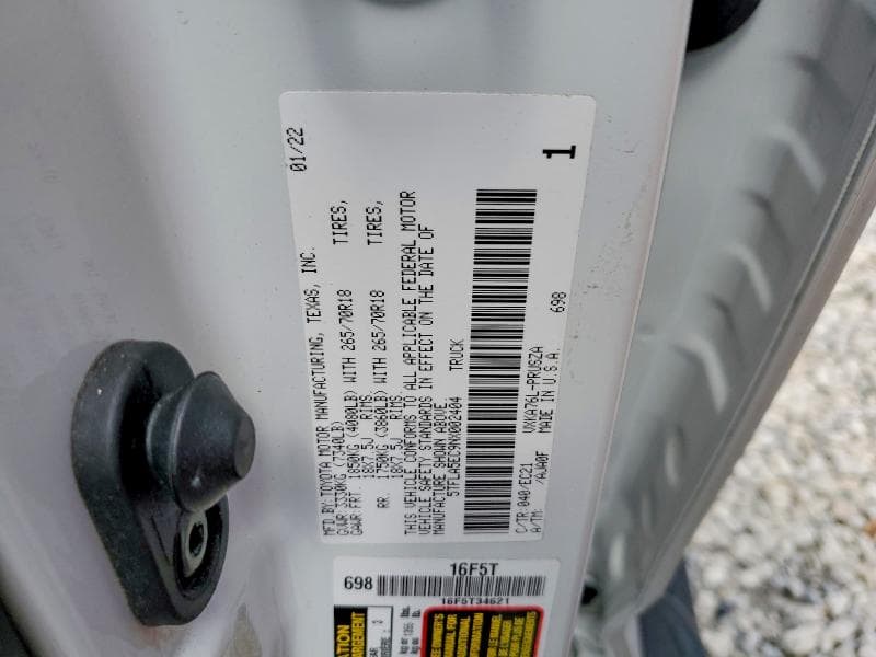 2022 TOYOTA TUNDRA CREWMAX SR5 12