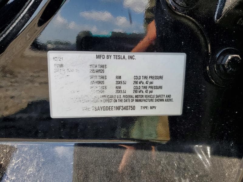 2022 TESLA MODEL Y 12