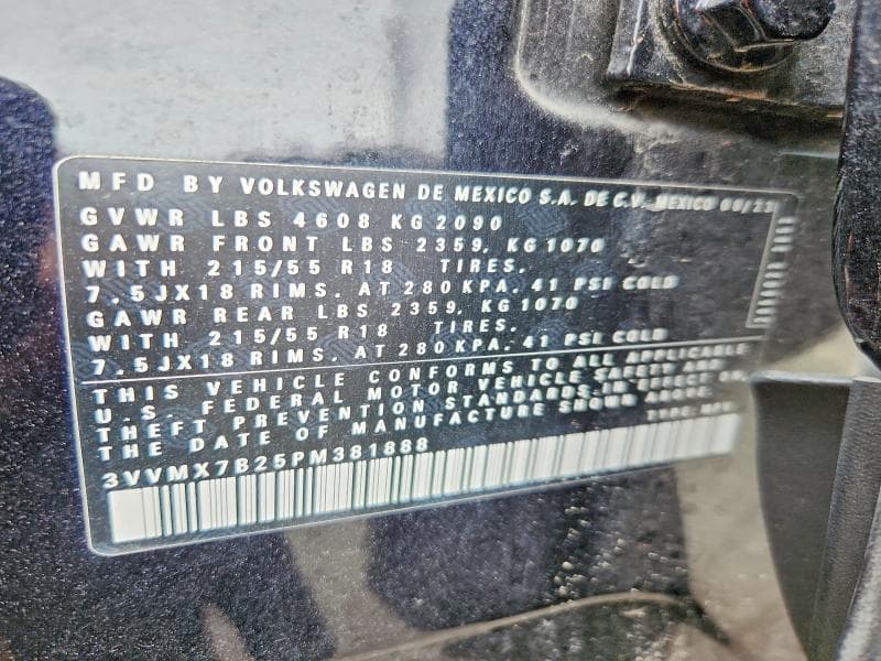 2023 VOLKSWAGEN TAOS S 13