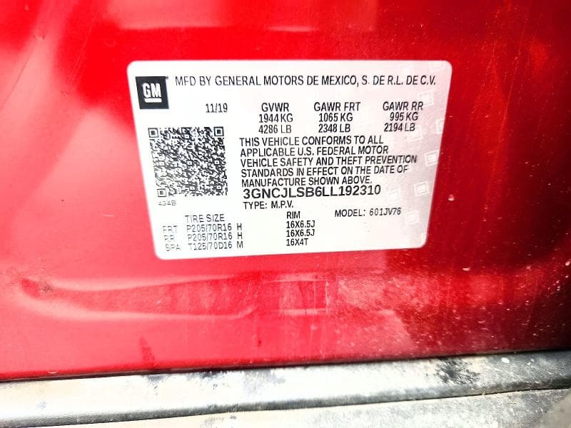 2020 CHEVROLET TRAX 1LT 13