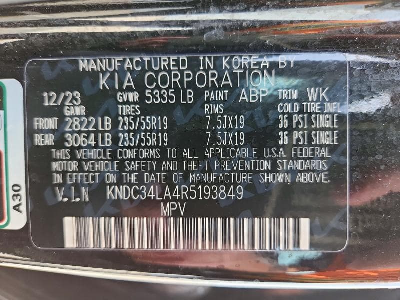 2024 KIA EV6 WIND 14