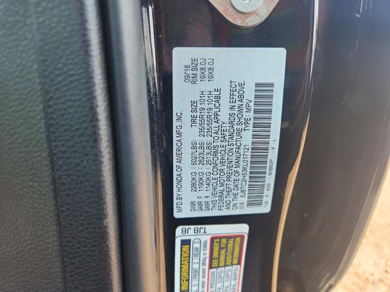 2019 ACURA RDX TECHNOLOGY 14