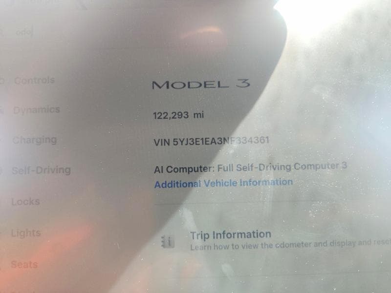 2022 TESLA MODEL 3 9