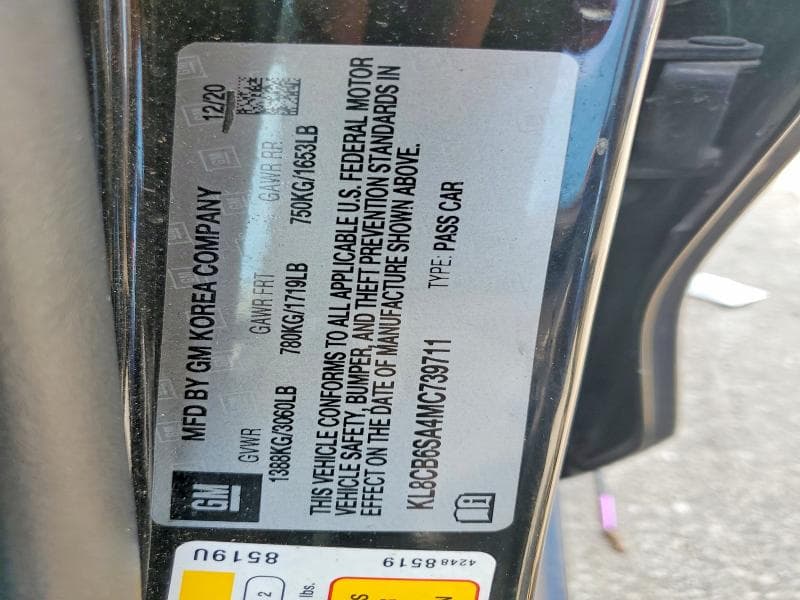 2021 CHEVROLET SPARK LS 12