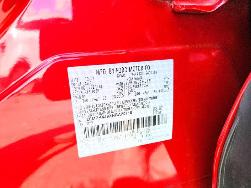 2022 FORD EDGE SEL 13