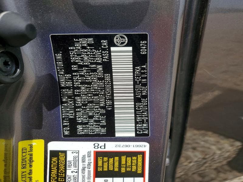2017 TOYOTA CAMRY XSE 13