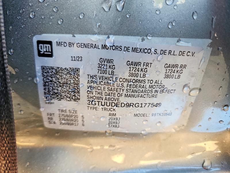 2024 GMC SIERRA K1500 SLT 13