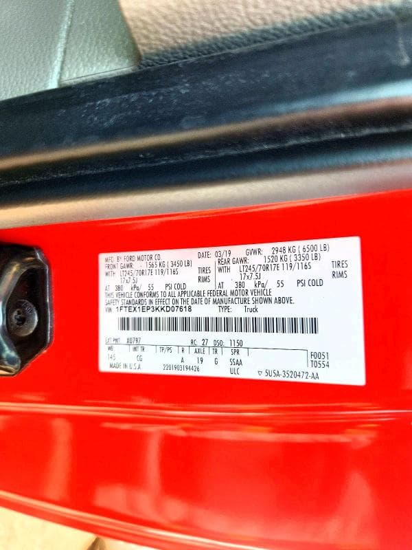 2019 FORD F150 SUPER CAB 12
