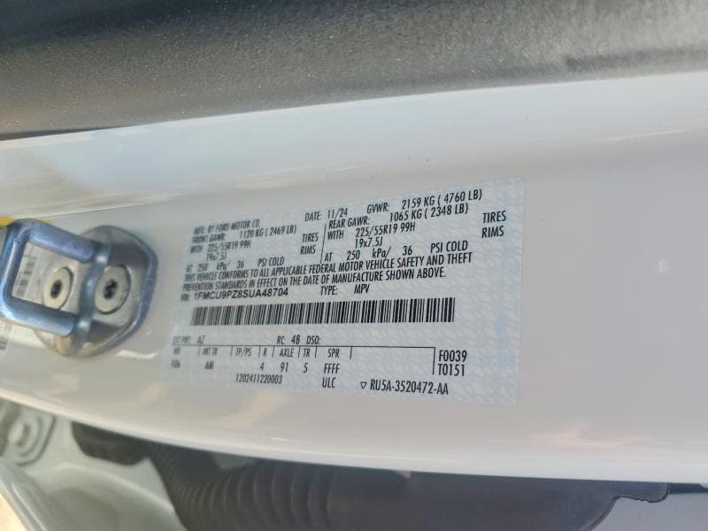 2025 FORD ESCAPE ST LINE ELITE 13