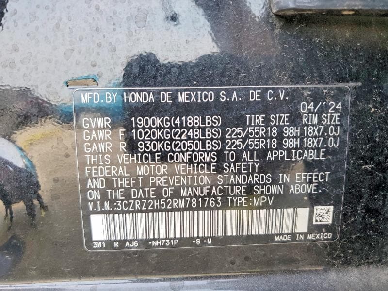 2024 HONDA HR-V SPORT 14