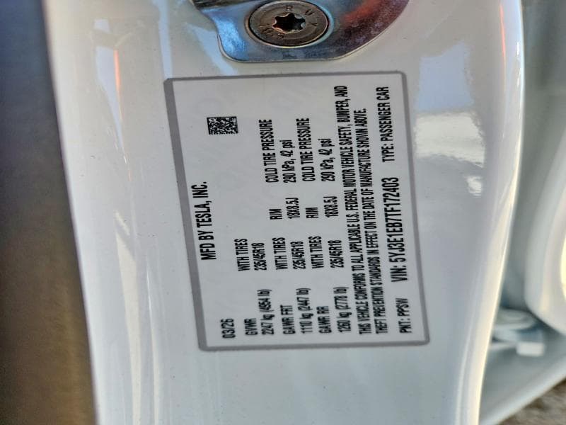 2026 TESLA MODEL 3 12