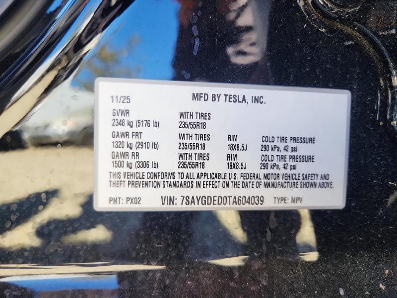2026 TESLA MODEL Y 14