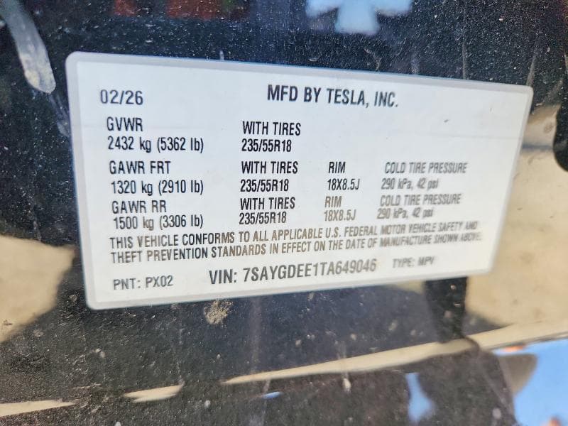 2026 TESLA MODEL Y 13