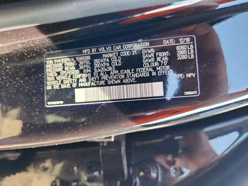 2020 VOLVO XC90 T5 MOMENTUM 13