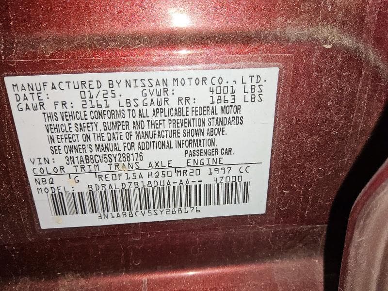 2025 NISSAN SENTRA SV 12
