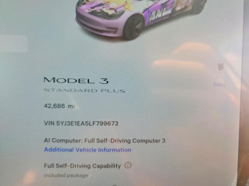 2020 TESLA MODEL 3 9