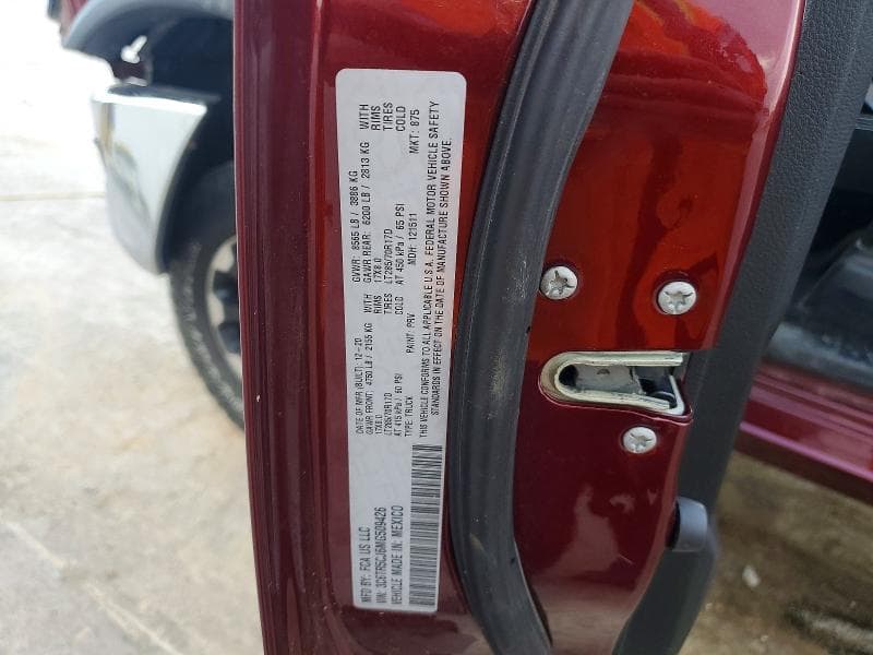 2021 RAM 2500 TRADESMAN 12
