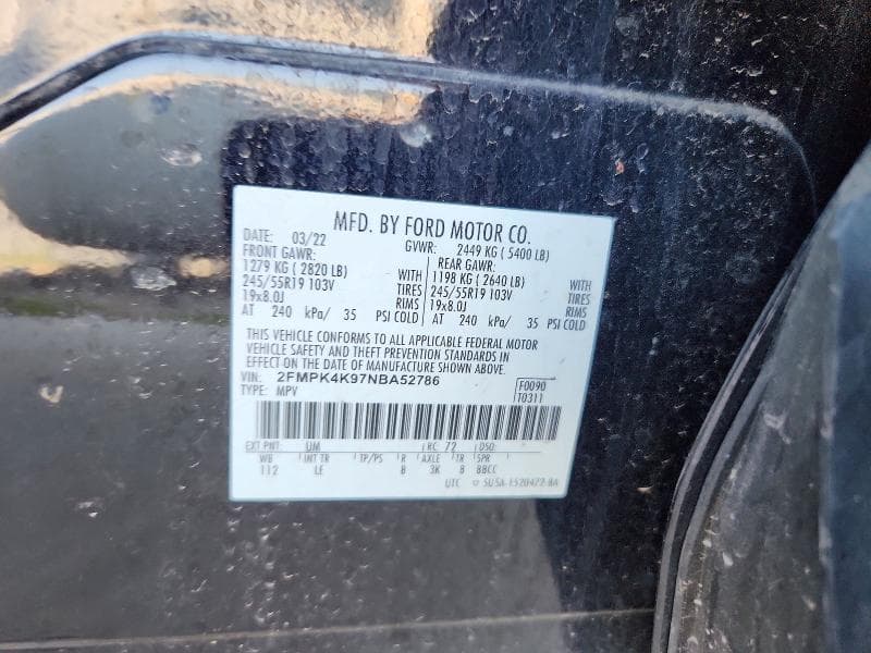 2022 FORD EDGE TITANIUM 13