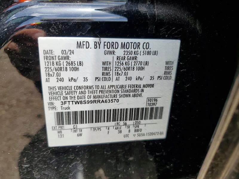 2024 FORD MAVERICK LARIAT 13