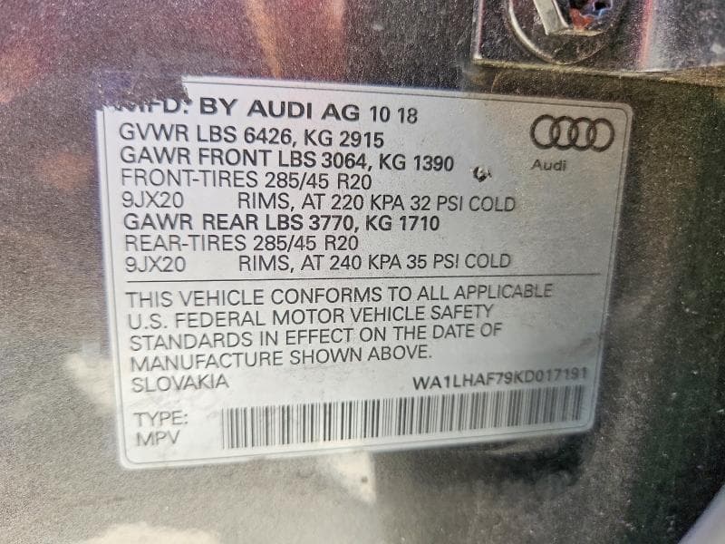 2019 AUDI Q7 PREMIUM PLUS 14