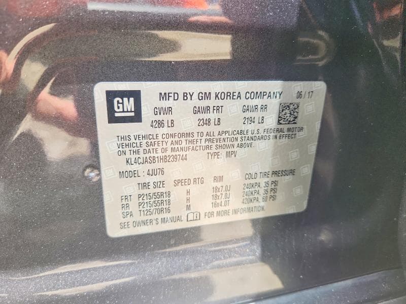 2017 BUICK ENCORE PREFERRED 14