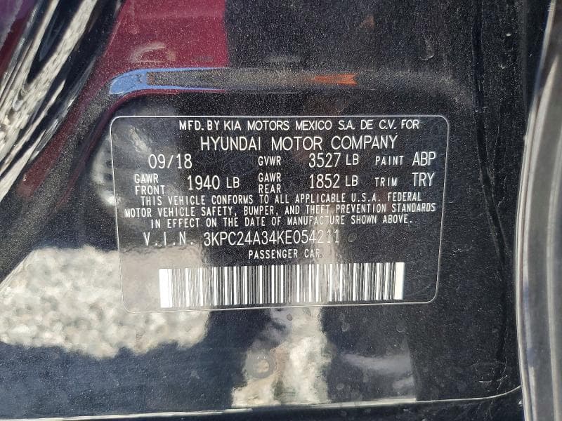 2019 HYUNDAI ACCENT SEL 12