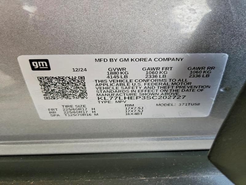 2025 CHEVROLET TRAX 13