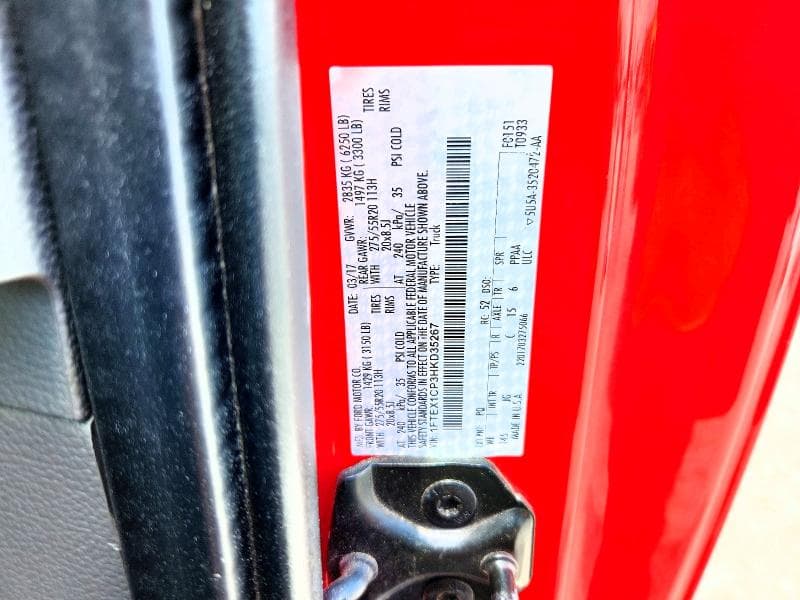 2017 FORD F150 SUPER CAB 12