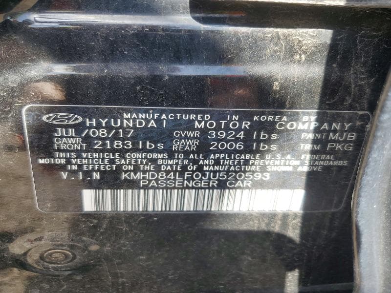 2018 HYUNDAI ELANTRA VALUE EDITION 12