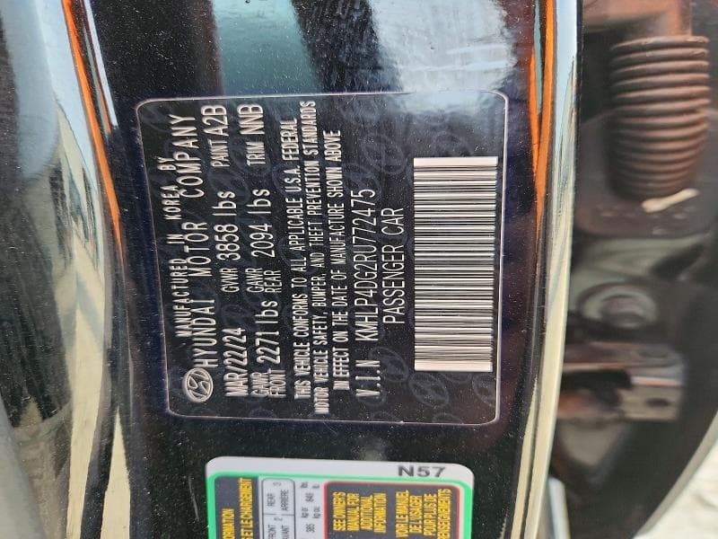 2024 HYUNDAI ELANTRA LIMITED 12