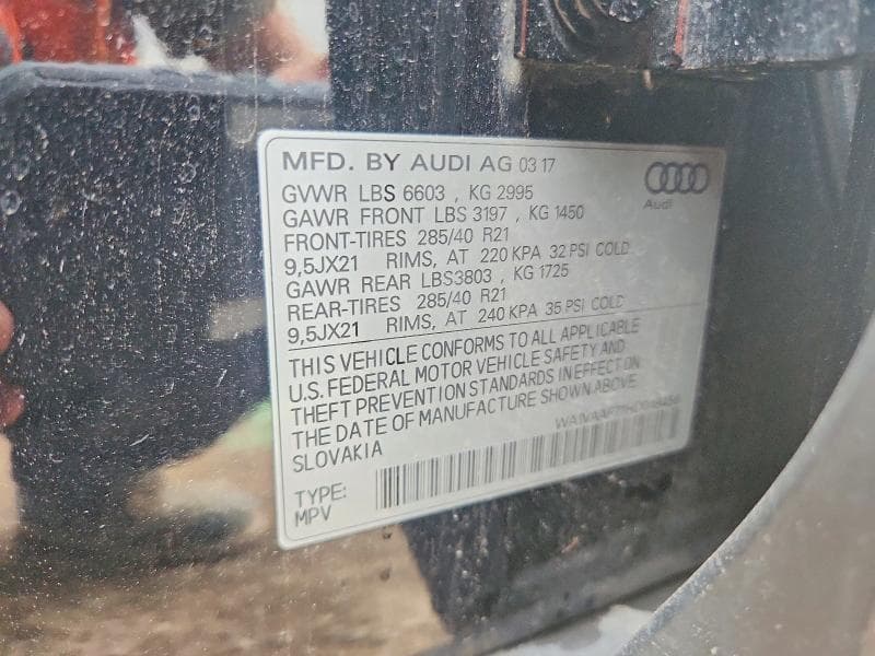 2017 AUDI Q7 PRESTIGE 12