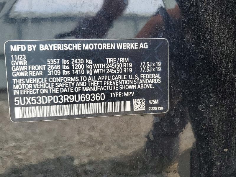 2024 BMW X3 XDRIVE30I 13