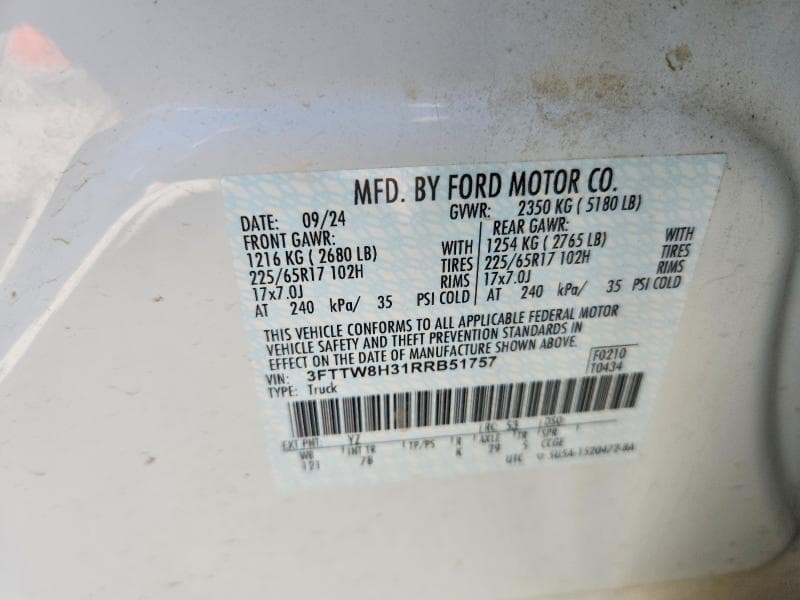 2024 FORD MAVERICK XLT 12