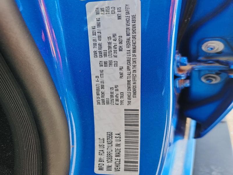 2020 RAM 1500 REBEL 12