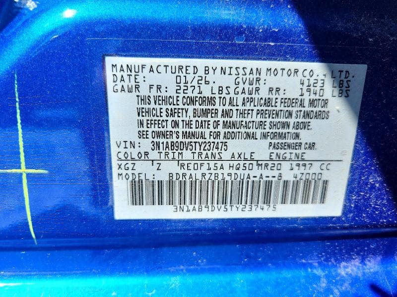 2026 NISSAN SENTRA SR 12