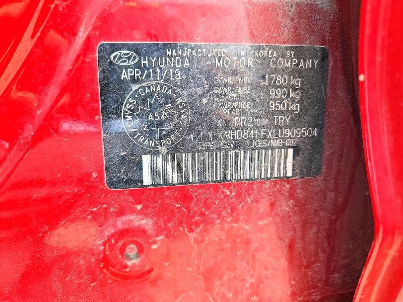2020 HYUNDAI ELANTRA SEL 12