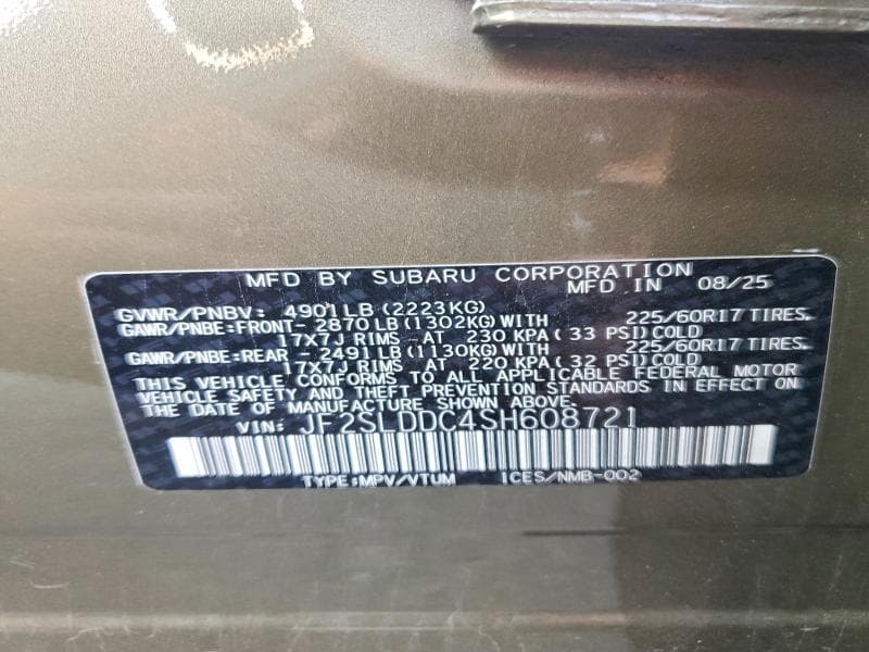 2025 SUBARU FORESTER PREMIUM 13
